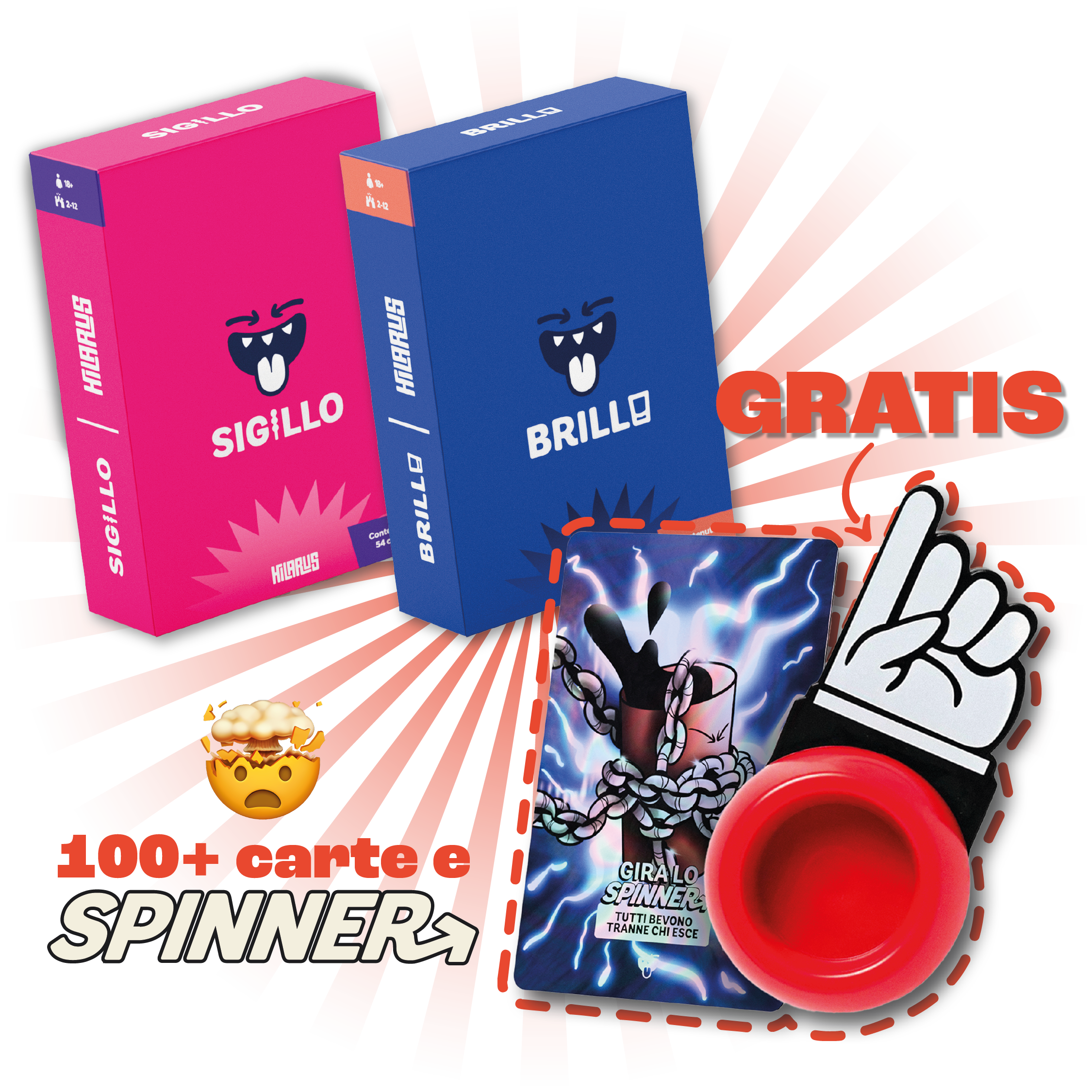 SIGILLO, BRILLO & SPINNER PACK